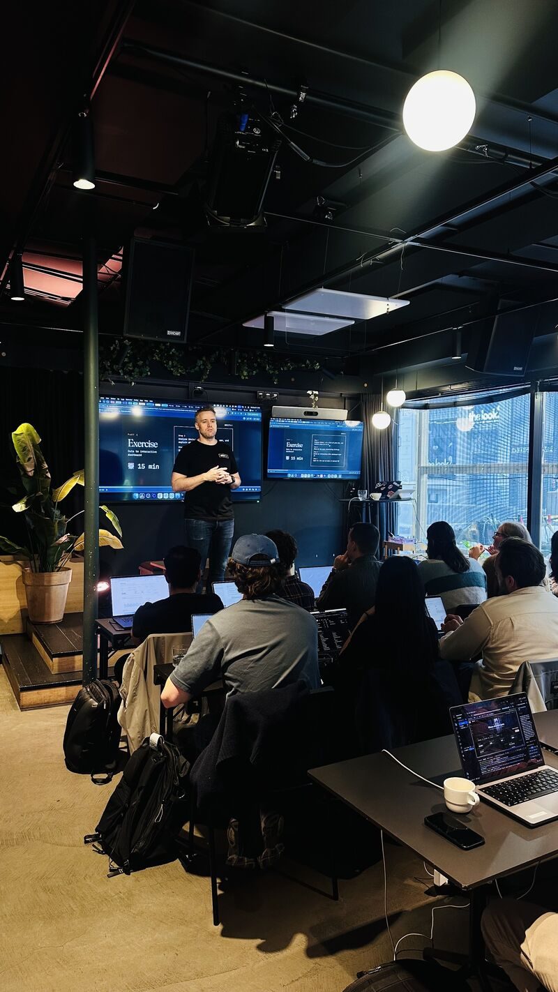 The first Claude Code Bootcamp for developers at Mesh, 30 September